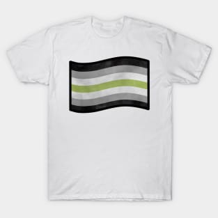 Foggy Agender Pride Flag T-Shirt